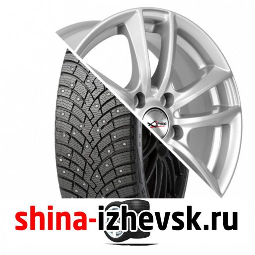 Колесо в сборе Pirelli Winter Ice Zero 2 215/65 R16 T 102 + X-trike X116 6.5xR16 5×114.3 ET40 DIA66.1 Серебристый в Ижевске